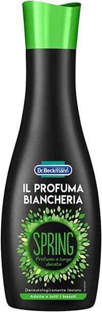 Опаковка и преден изглед на Dr. Beckmann Laundry Perfume Spring - 250 ml | Концентриран ароматизатор за пране и сушене