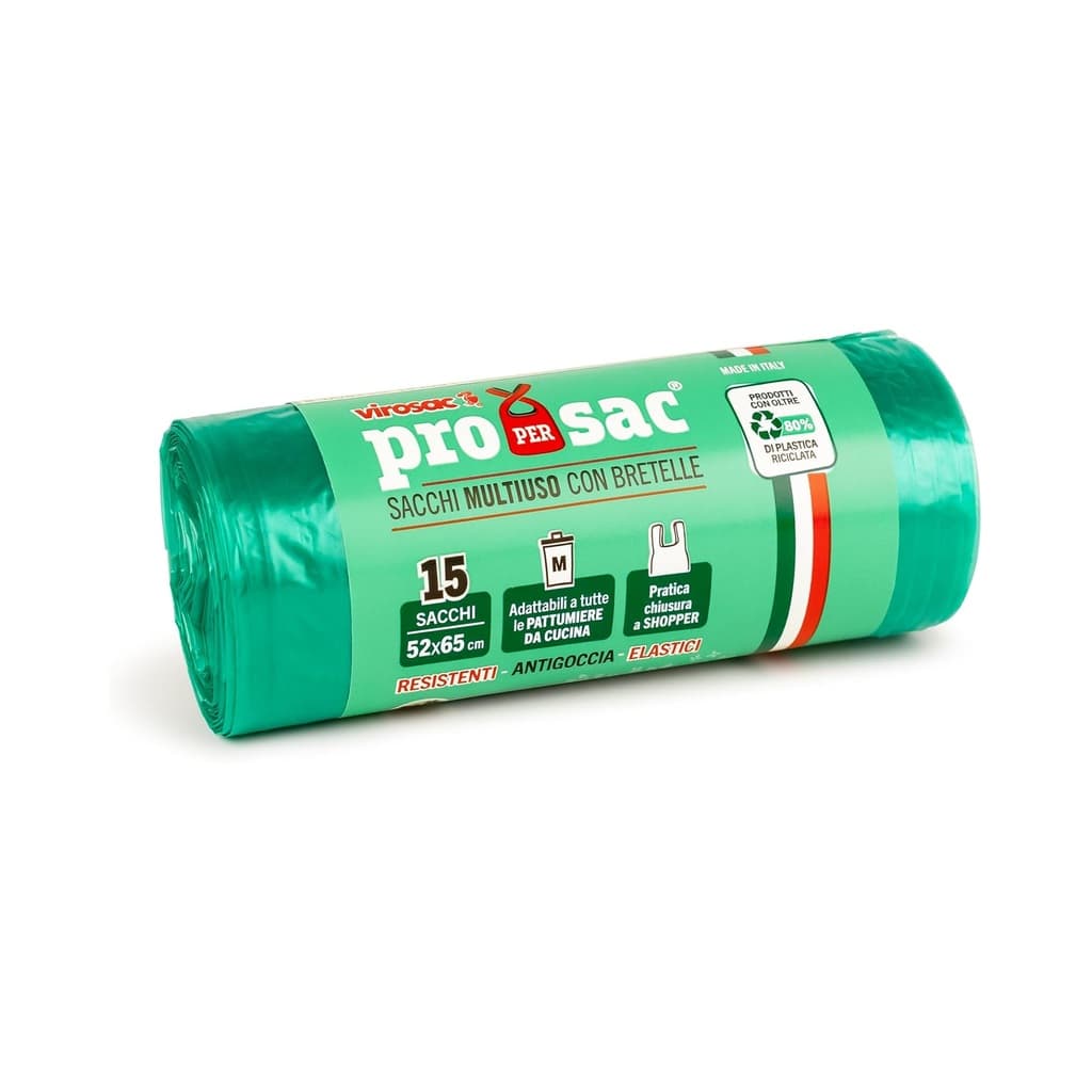 ViroSac Pro Sac парфюмирани торби за отпадъци Pino 52x65 см – 15 бр.