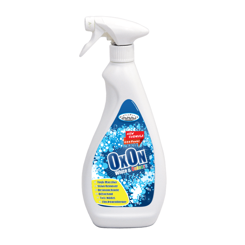 Oxon Active Foam в опаковка, мощен активен пенообразуващ почистващ препарат за текстил и повърхности.
