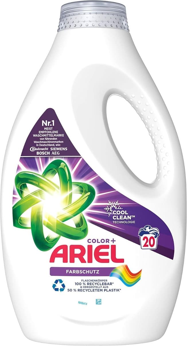 Течен Препарат за Цветно Пране Ariel Color Plus 20 пр