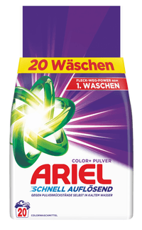 Ariel Color+ Pulver Waschmittel – Опаковка 20 пранета

