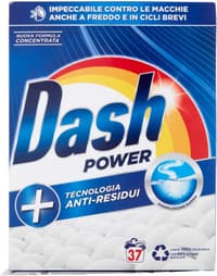 Dash Power прах за пране 1.85 кг – 37 пранета