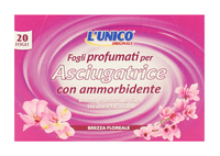 L’Unico Originale парфюмирани кърпички за сушилня Brezza Floreale – опаковка отпред