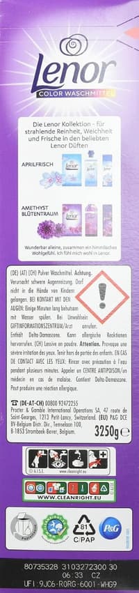  Lenor Ametyst Blütentraum – състав

