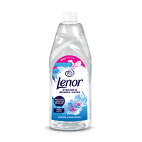 Бутилка Lenor Ironing Water Spring Awakening – 1 л, с флорален дизайн.