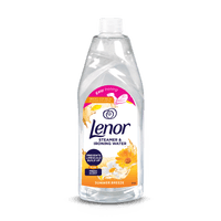 Бутилка Lenor Summer Breeze Ironing Water – 1 л, с флорален летен дизайн.