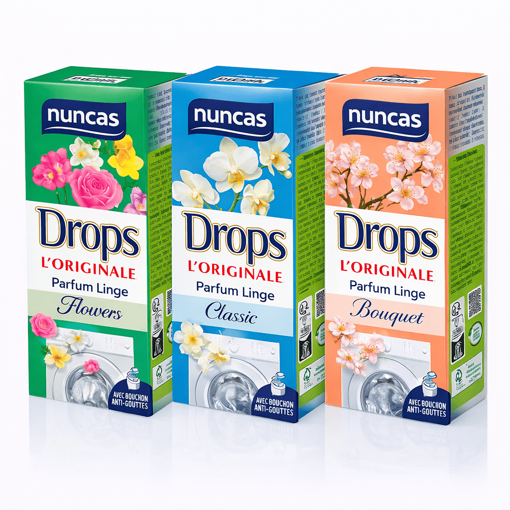 Nuncas Drops Profuma Biancheria – Концентрирани парфюми за пране от Италия​