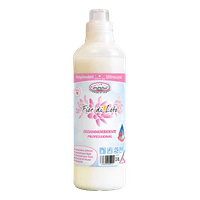 Опаковка и преден изглед на Lotus Flower Softener - 1 L | Професионален aроматизиран омекотител с дълготраен аромат на лотосов цвят
