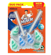 Mr Muscle Active Clean Marine WC Блокче Duo Pack 2 бр
