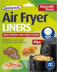 Air Fryer Кръгли Незалепващи Подложки за Хрупкаво Готвене 40 бр