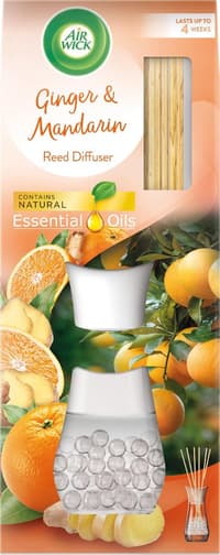 Air Wick Essential Oils Ратанов Дифузер с Мандарина и Джинджифил