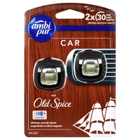 Ambi Pur Old Spice Двоен Ароматизатор за Кола 2 х 2 мл