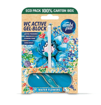 Ambi Pur Active Gel Water Flowers – предна страна на опаковката