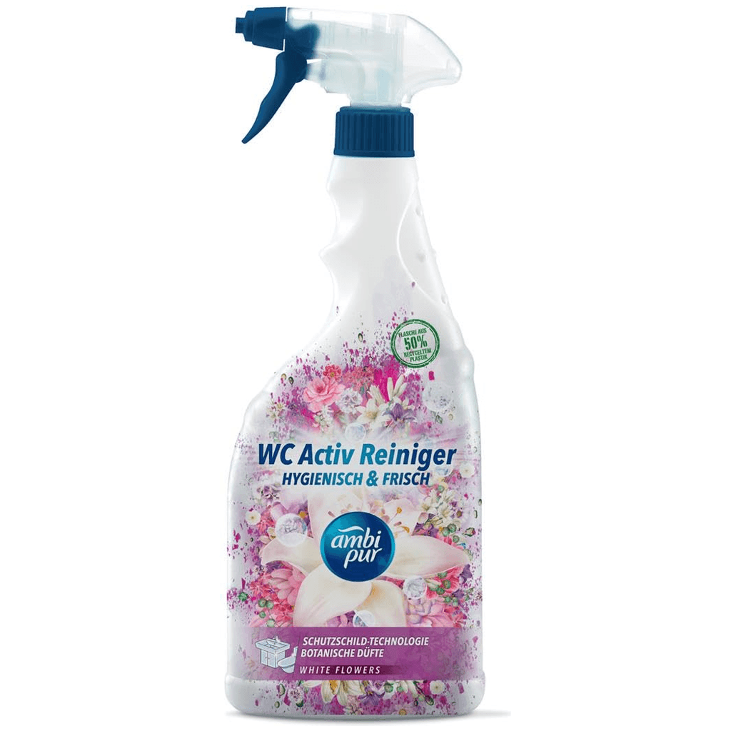 Ambi Pur WC Active  Спрей за почистване White Flowers 750 мл