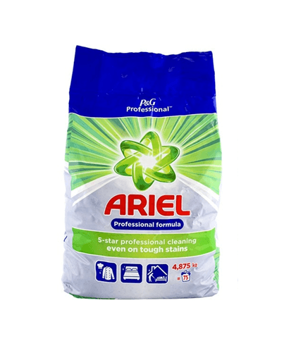 Ariel Professional Regular – прах за пране 4.875 kg (75 пранета) | Професионална чистота от 30 °C