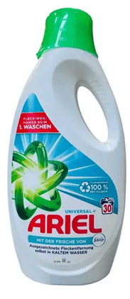 Ariel Universal + Febreze Течен Препарат за Пране 30 пр