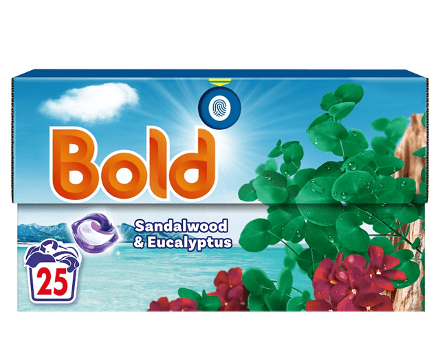 Bold PODS Sandalwood & Eucalyptus – капсули за пране 25 броя