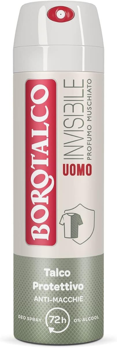 Borotalco Uomo Invisible Deo Spray – опаковка отпред