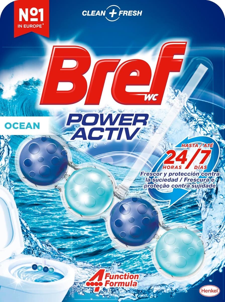 Bref Power Activ Oceano – тоалетно блокче с морски аромат – изглед отпред