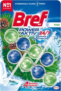 Bref Power Activ Pine Блокче за Тоалетна Чиния Бор 2 броя