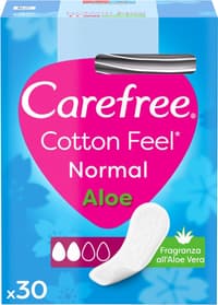 Carefree Ежедневни дамски протектори Normal с Алое 30 бр