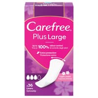 Carefree Plus Large Дамски Превръзки с Деликатен Аромат 36 бр