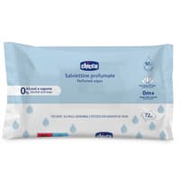Chicco 0 + Бебешки Мокри Кърпички с Лотосова Вода 72 бр