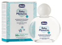 Chicco Baby Moments Acqua di Colonia – опаковка на бебешка вода 100 мл

