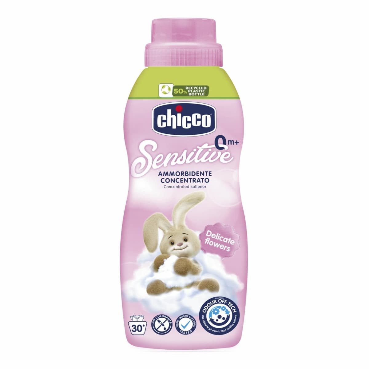 Chicco Sensitive Delicate Flowers – предна част на опаковката (0m+)
