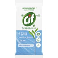Cif Cleanboost Мокри кърпички за стъкло и прозорци 30 броя