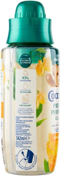 Бутилка Coccolino Elixir Bouquet Estivo 342 ml – парфюм за пране приложение