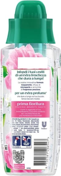 Състав и инструкции на Coccolino Elixir Prima Fioritura