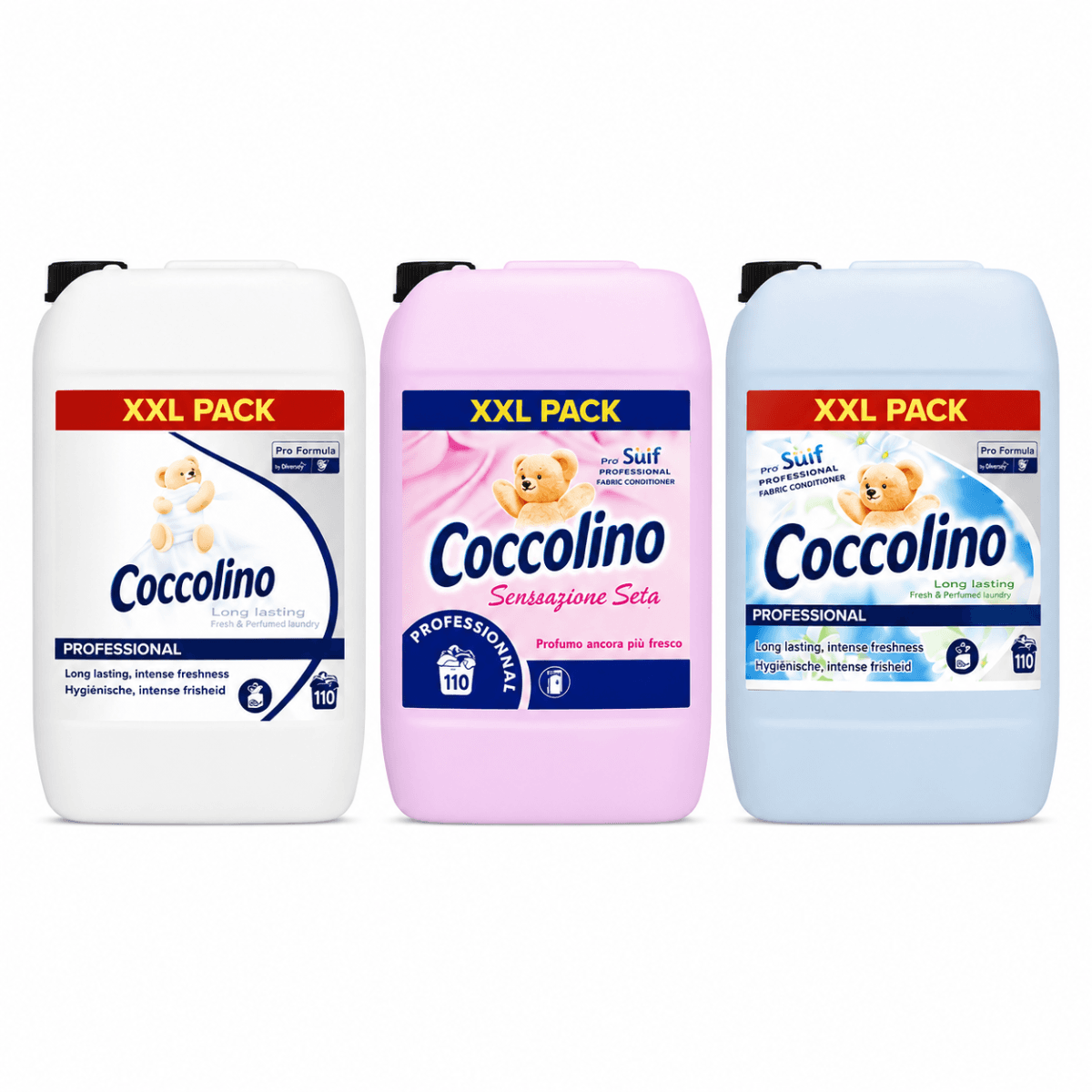 Серия Coccolino Professional – омекотители за интензивна употреба