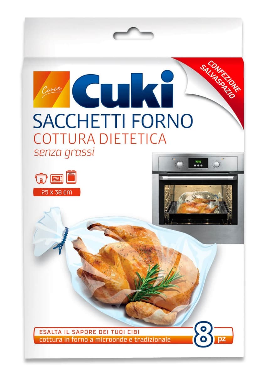 Cuki Пликове за здравословно печене във фурна 25 × 38 см (8 бр.)