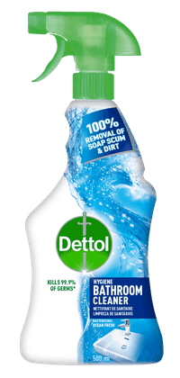 Dettol Bathroom Cleaner 4 в 1 Спрей за Почистване на Баня 500 мл