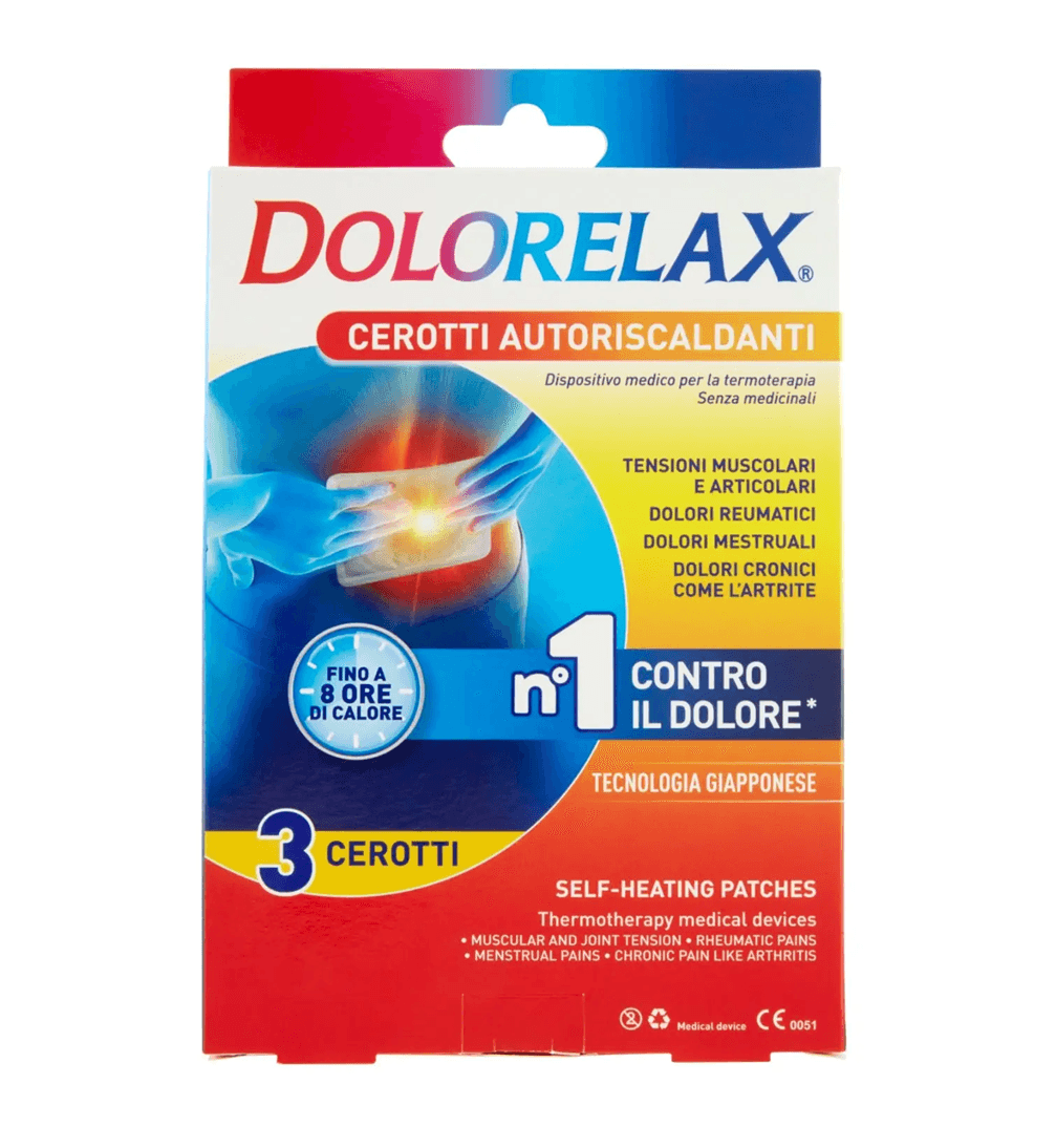 Dolorelax Самозагряващи Пластири – опаковка с 3 броя