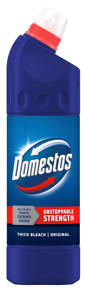 Domestos Thick Bleach Original – бутилка 750 мл, тъмносиня