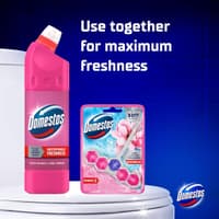Domestos Pink Power и Magnolia свежа комбинация за чиста тоалетна
