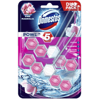 Domestos Power 5 WC блок Pink Magnolia 2 броя
