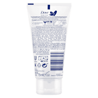 Dove Body Love Essential Care Hand Cream – задна страна с INCI и инструкции