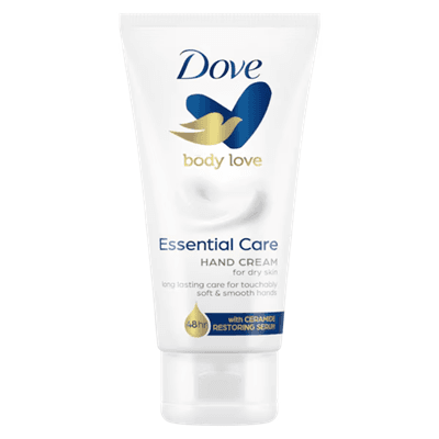 Dove Body Love Essential Care Hand Cream – предна страна, 75 мл