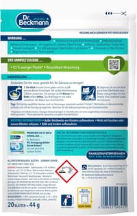 Dr. Beckmann Summer Lemon Листчета за Почистване на Подове употреба и приложение