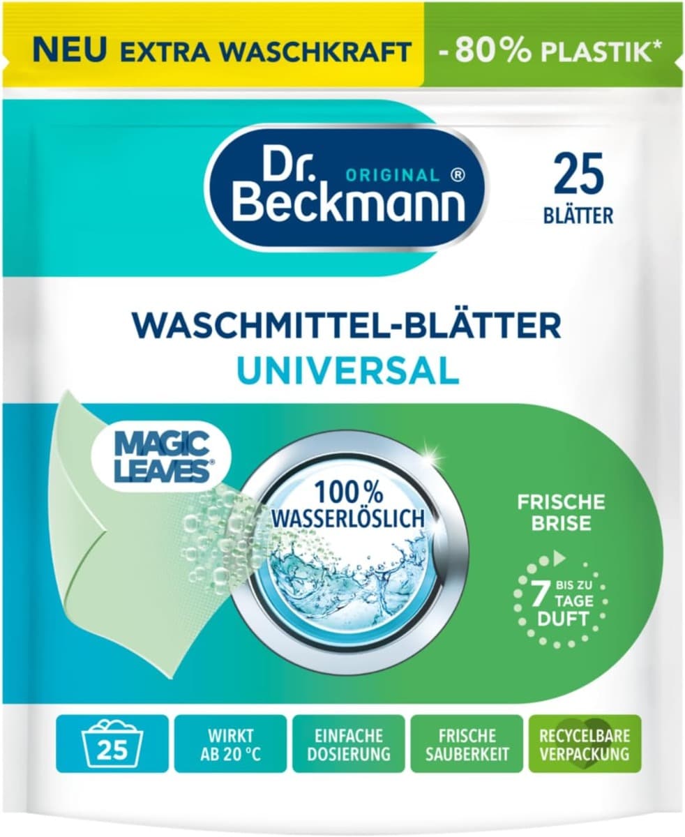 Dr. Beckmann Universal Fresh Breeze – перилни листчета 25 бр