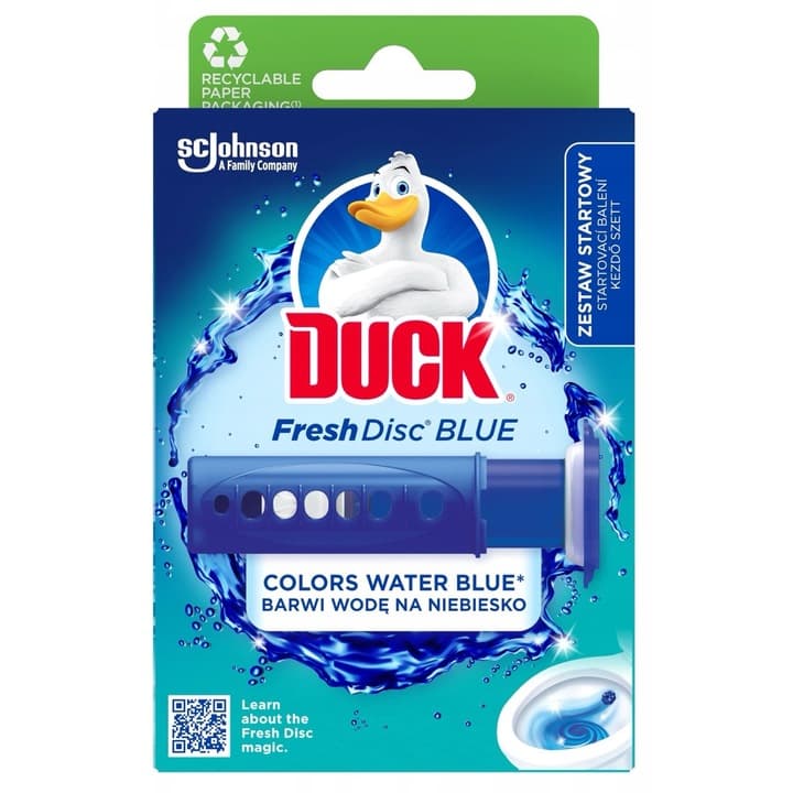 Duck Fresh Discs Blue Гел дискове за тоалетна плюс апликатор