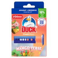 Duck Fresh Discs Mango Verse Гел дискове за тоалетна плюс апликатор