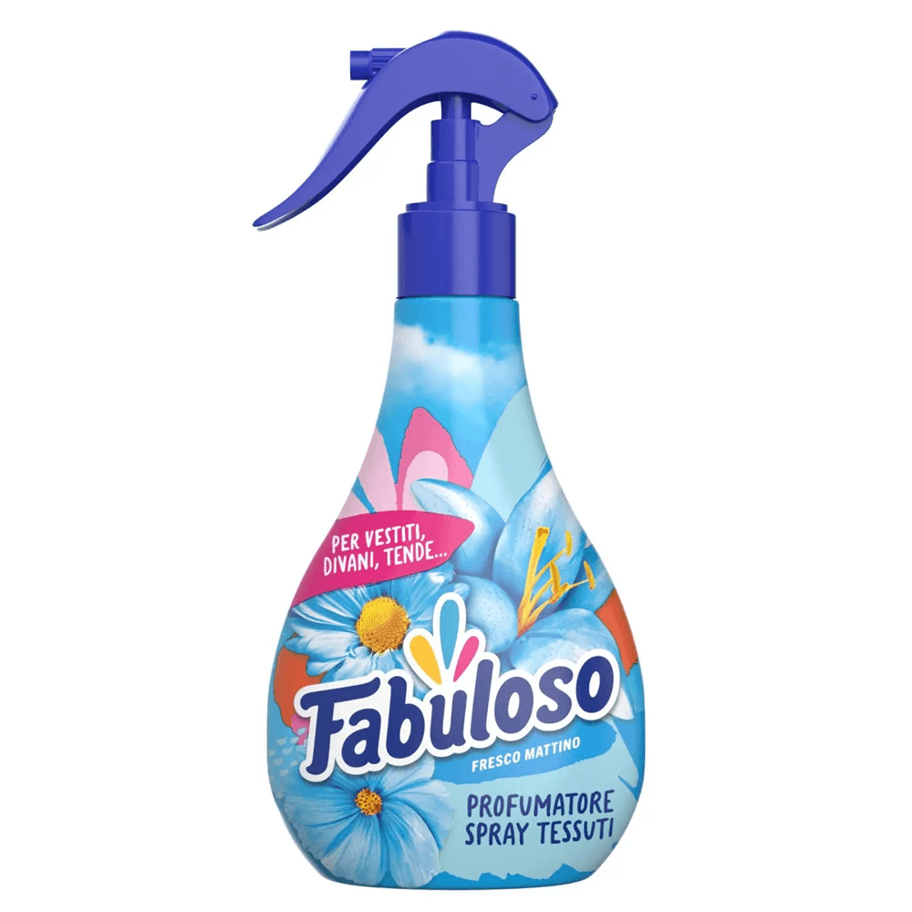 Fabuloso Fresco Mattino 250 ml – текстилен спрей с 360° дозатор