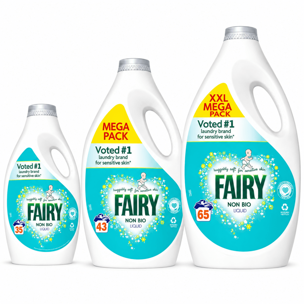 Fairy Non-Bio Sensitive – различни разфасовки