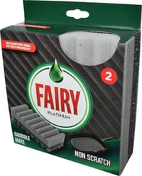 Опаковка Fairy Platinum Non‑Scratch Griddle Mate – 2 търкалки