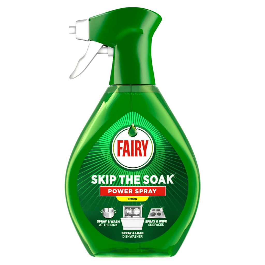 Fairy Power Spray Lemon Обезмаслител за Съдове и Повърхности 650 мл