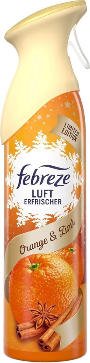 Febreze Air Orange & Cinnamon 185 ml – аерозолен освежител, лимитирана серия
